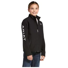 10028657 Ariat Youth New Team Softshell Jacket - Black