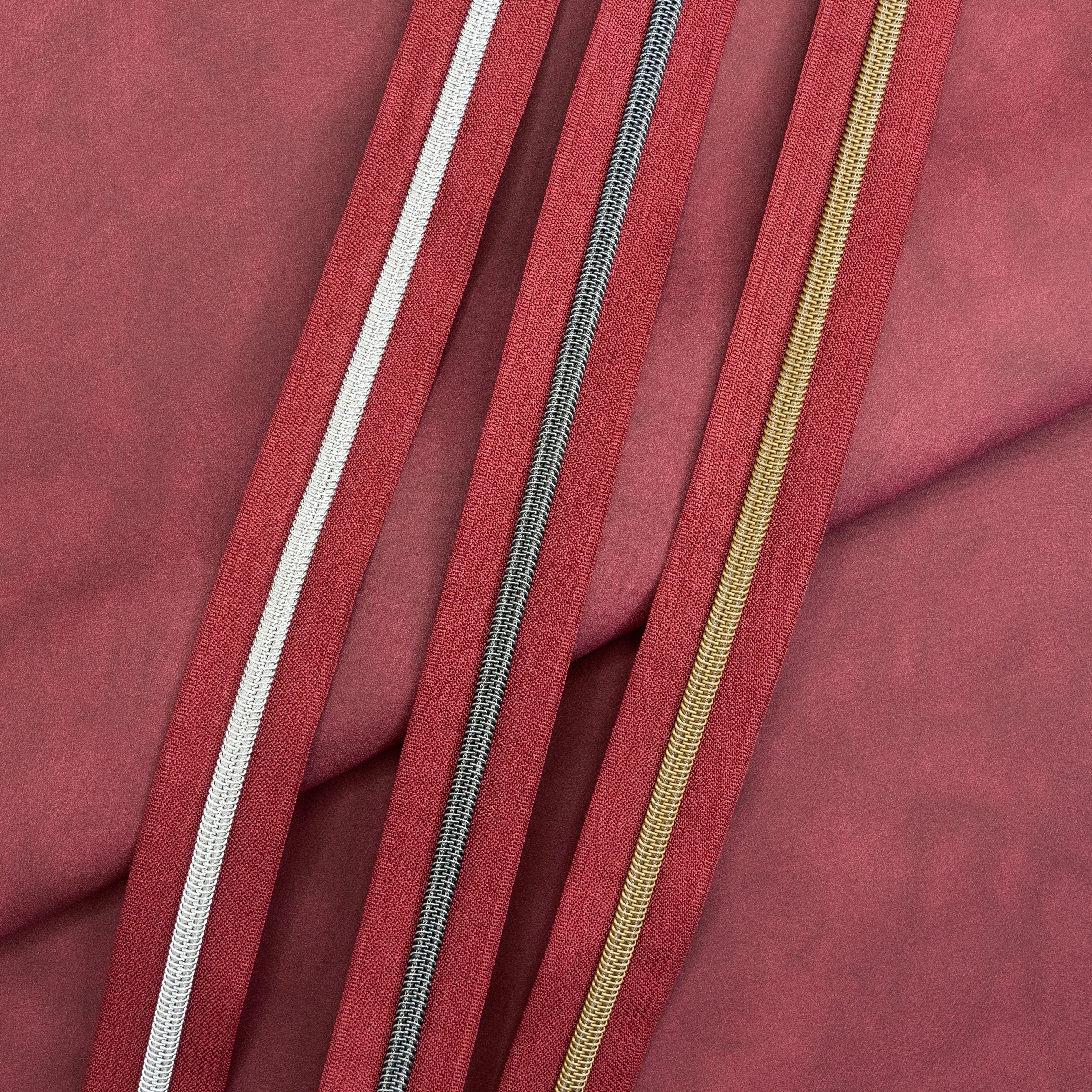 #5 Nylon Zipper Tape - Cranberry