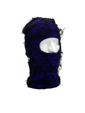 Access FUZZY BALACLAVA FACE MASK (PURPLE/BLACK)