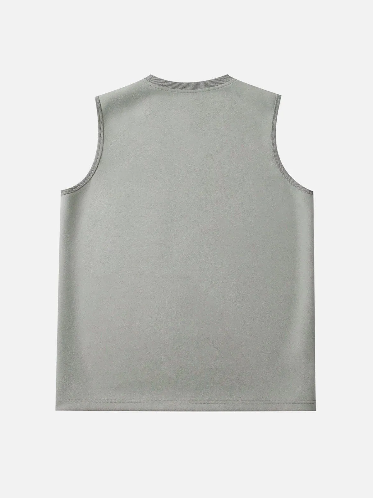 Aelfric Eden Line Print Suede Tank Top