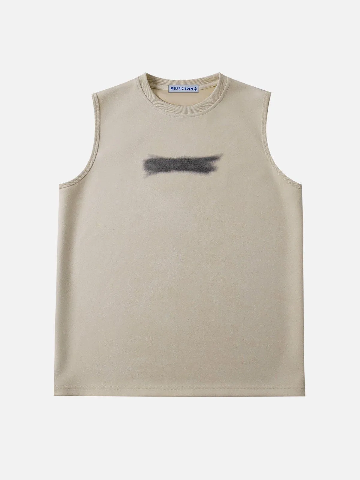 Aelfric Eden Line Print Suede Tank Top