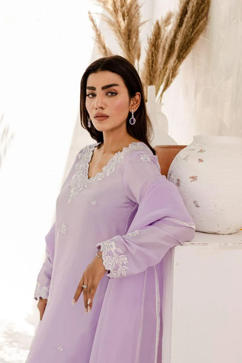 Allure by IH - ANASIA - Lilac - Silk & Organza - 3 Piece