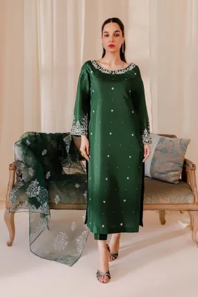 Allure by Ih - CAMELIA - Katan Silk - Emerald - 3 Piece