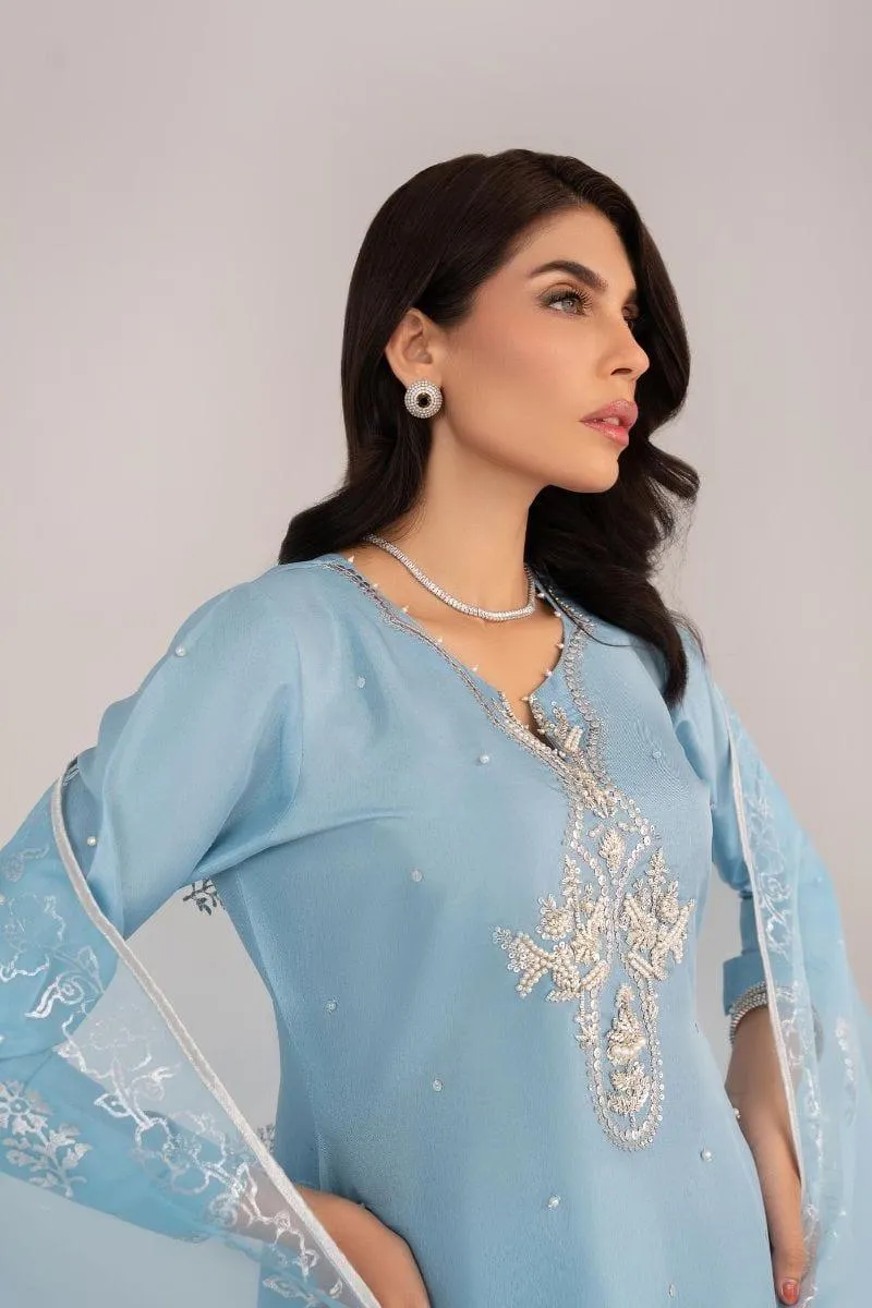 Allure by Ih - DAWN - Silk - Powder Blue - 3 Piece