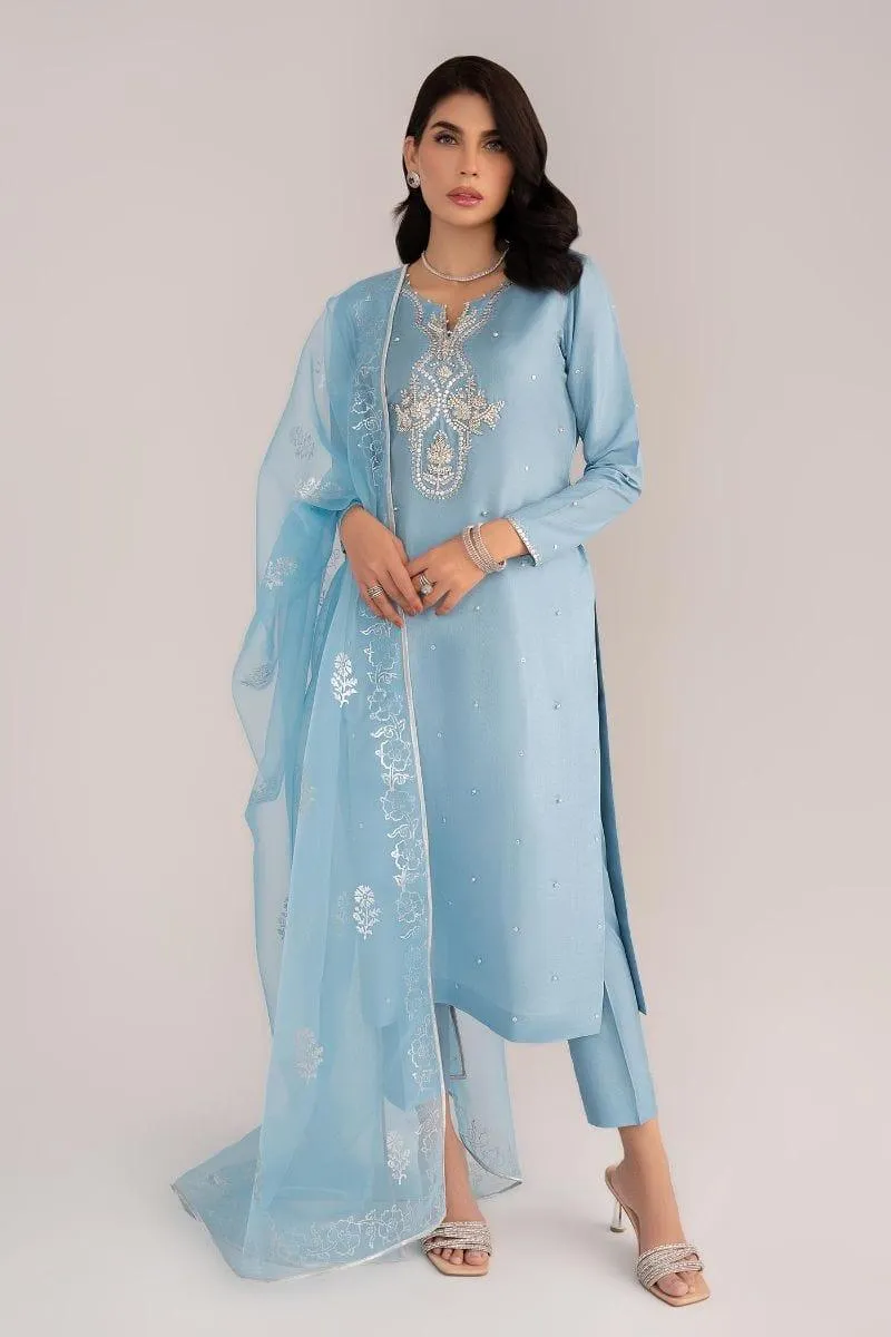 Allure by Ih - DAWN - Silk - Powder Blue - 3 Piece