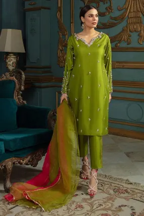 Allure by Ih - MOSS - Katan Silk - Green - 3 Piece
