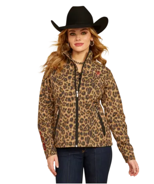Ariat Ladies Lila Leopard Team Softshell Print Jacket-10053013
