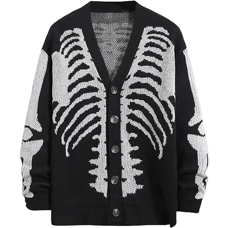 Autumn And Winter Sweater Coat Jacquard Halloween Knitted Cardigan *6 styles