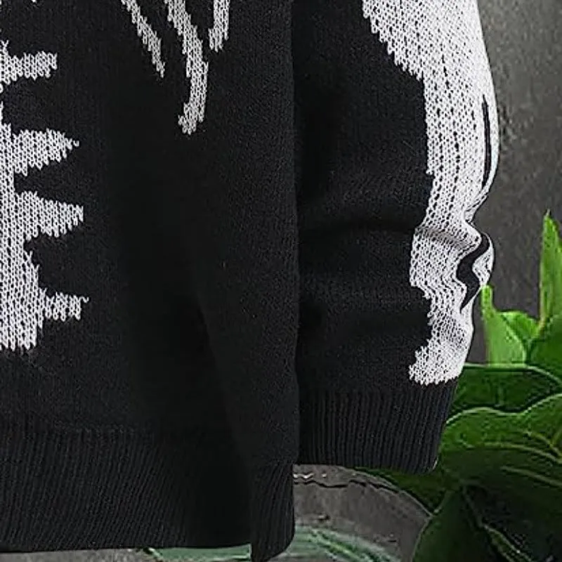Autumn And Winter Sweater Coat Jacquard Halloween Knitted Cardigan *6 styles