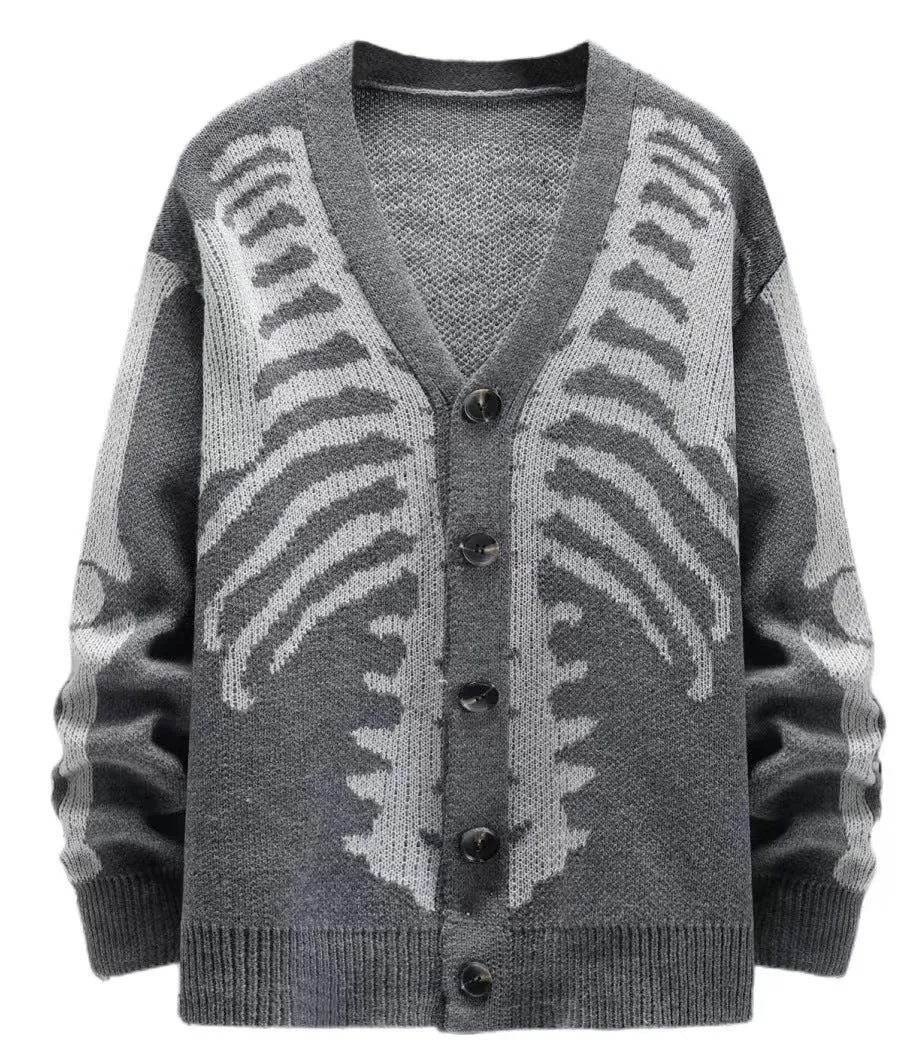 Autumn And Winter Sweater Coat Jacquard Halloween Knitted Cardigan *6 styles