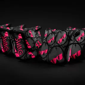 Azalea Pink Concentric Skulls Mallet Cover