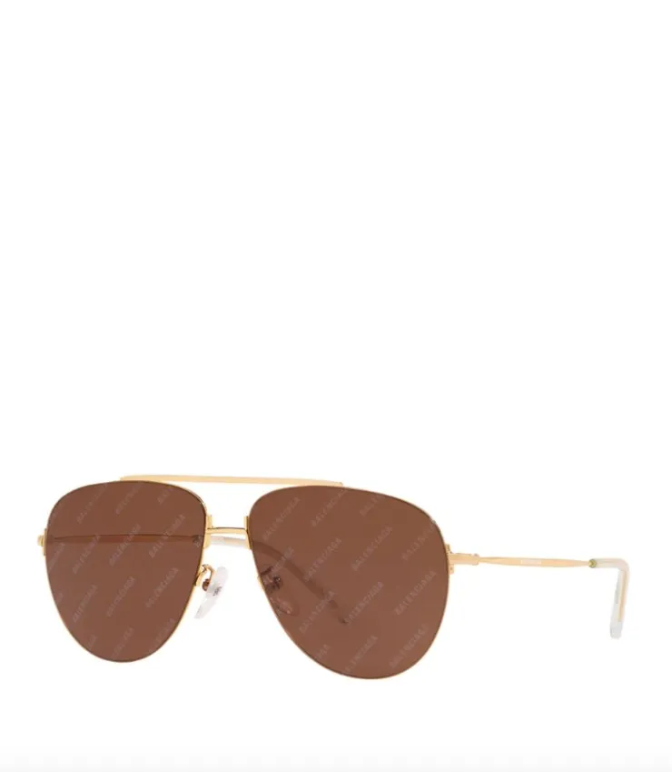 Balenciaga Eyewear Invisible XXL pilot-frame sunglasses