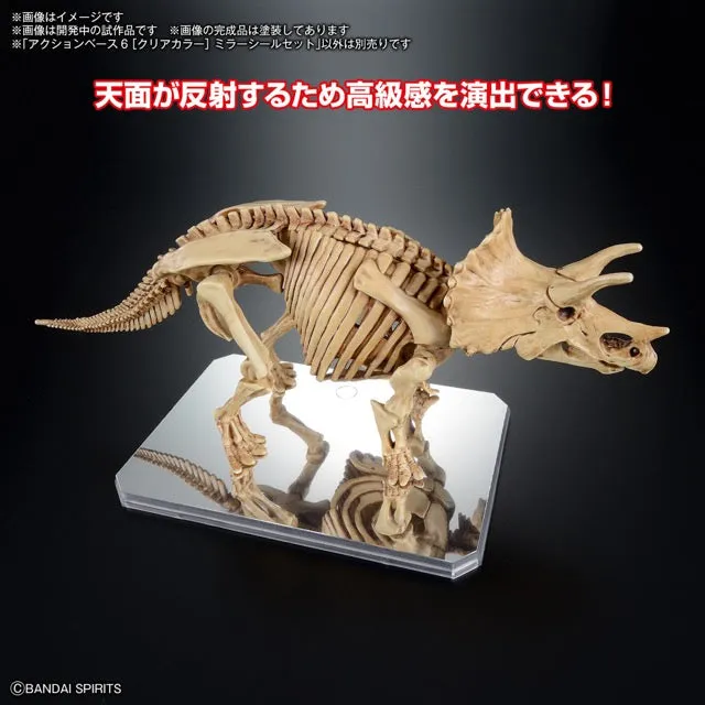 Bandai Action Base 6 (Clear Color) Mirror Sticker Set