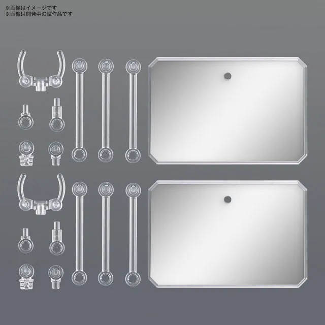 Bandai Action Base 6 (Clear Color) Mirror Sticker Set