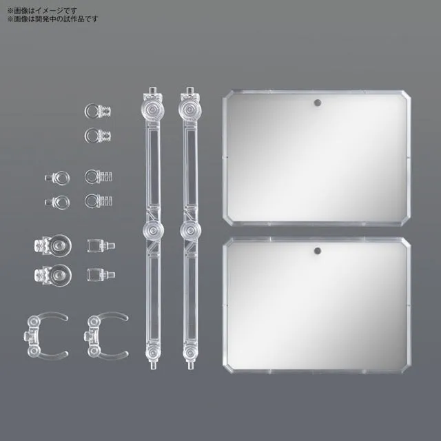 Bandai Action Base 7 (Clear Color) Mirror Sticker Set