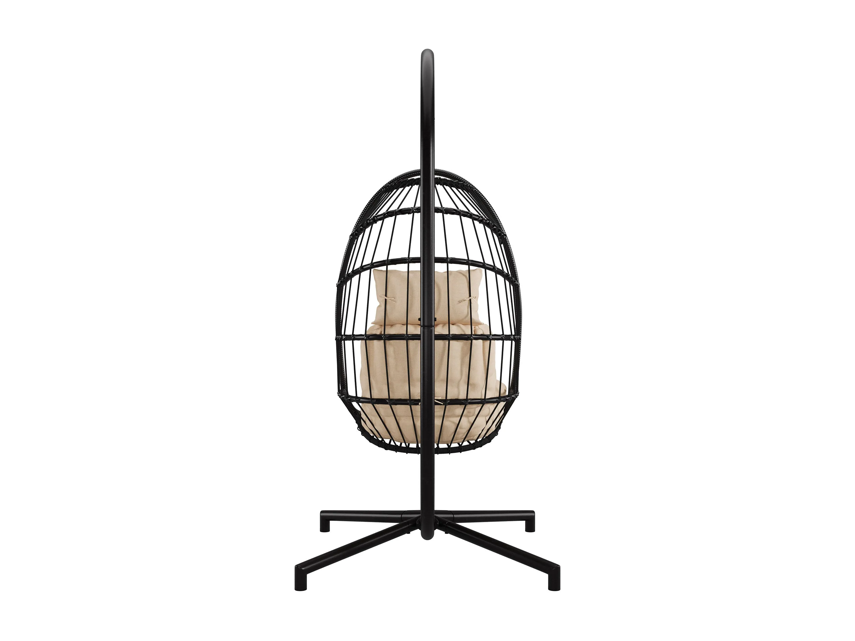 Beige Hanging Egg Chair