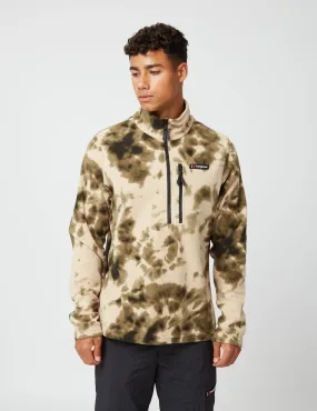 Berghaus Dean Street Prism Trango Half-Zip Sweatshirt - Spiral Tie Dye Camo
