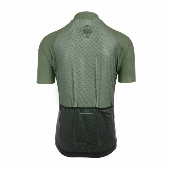 Bioracer Sprinter Coldblack Mens Cycling Jersey (Light Olive)