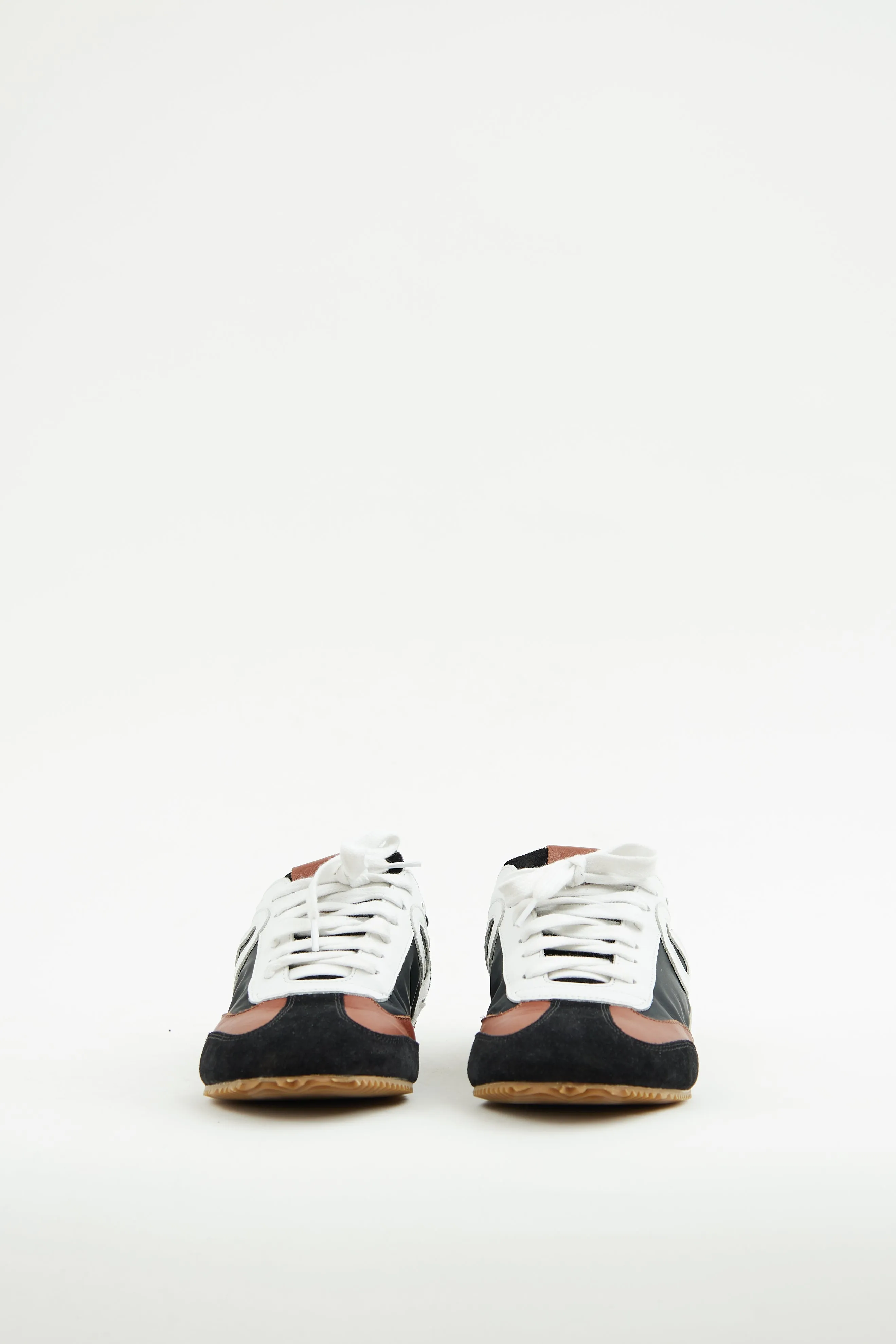 Black Colourblock Ballet Sneaker