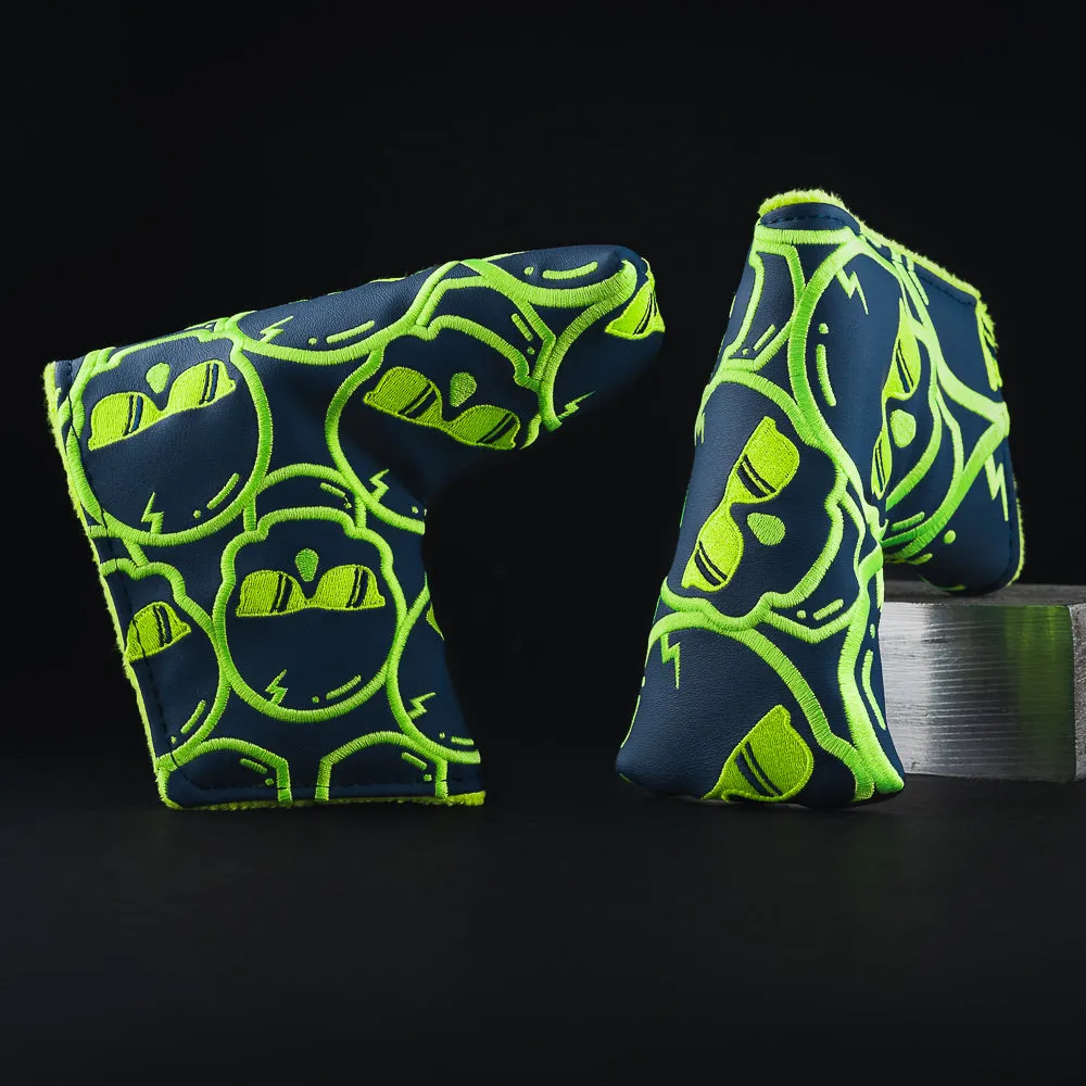 Blue Wave Concentric Skulls Blade Cover