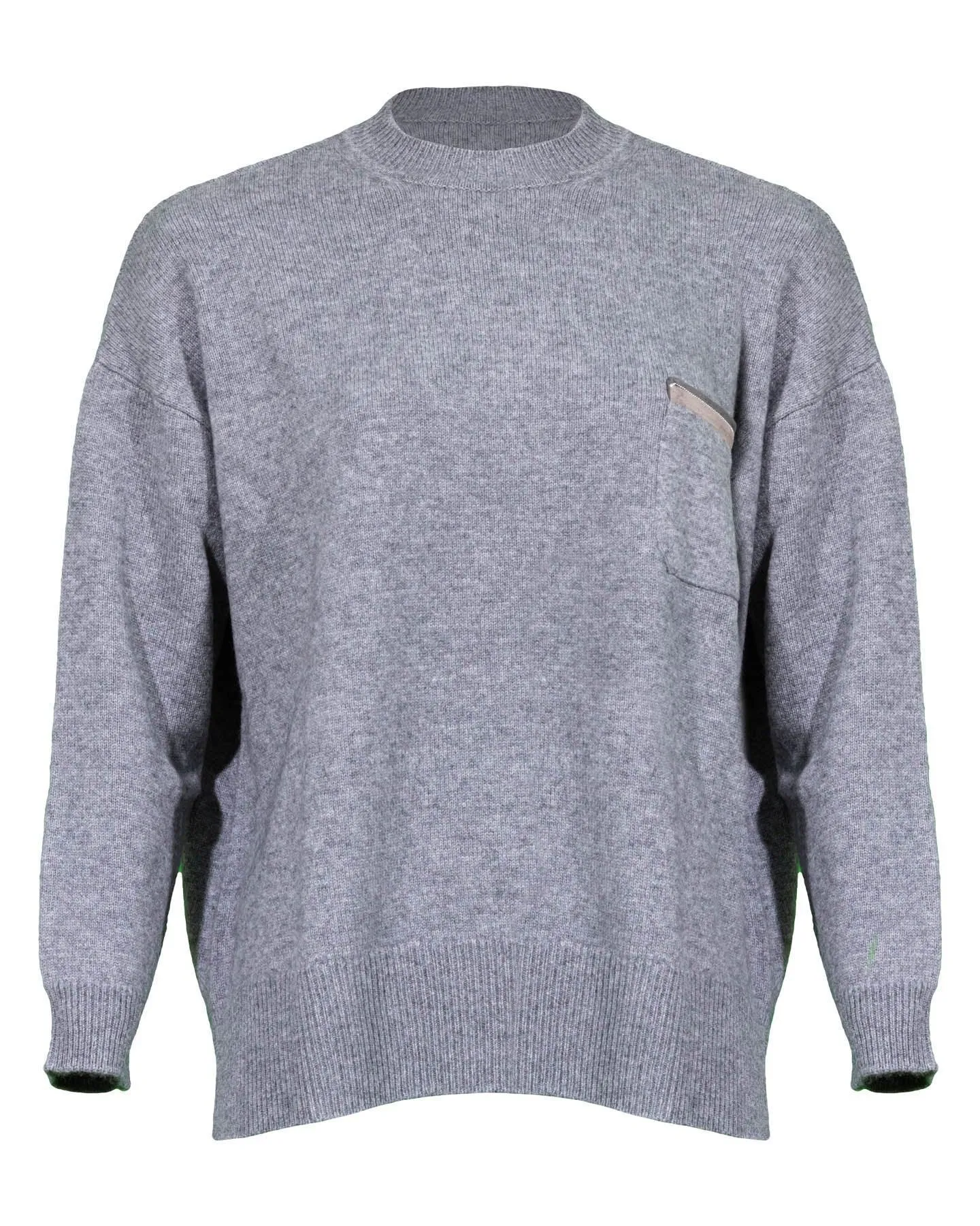 Cashmere Blend Sweater Pocket Detail