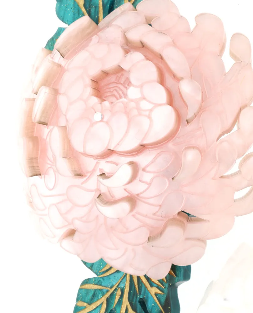 Chrysanthemums in the Gardens Statement Necklace