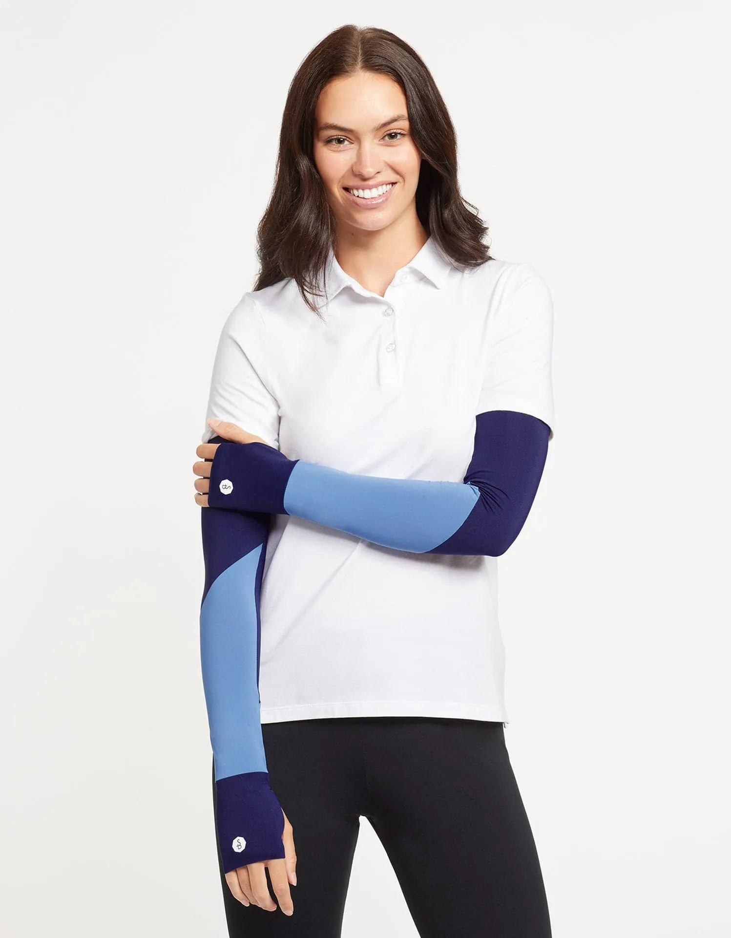 Colour Block Arm Sleeves UPF 50  Coolasun Breeze Collection