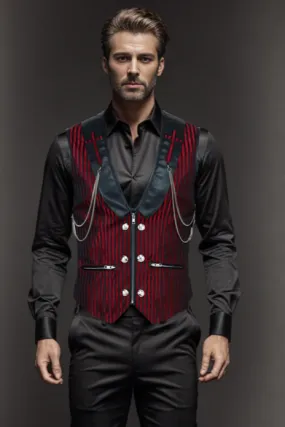 Crimson Twilight Waist Coat