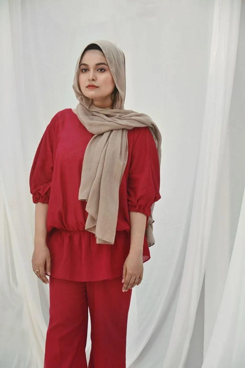 Deepak & Fahad - BAL-W003 - Raspberry Pink - 2 Piece