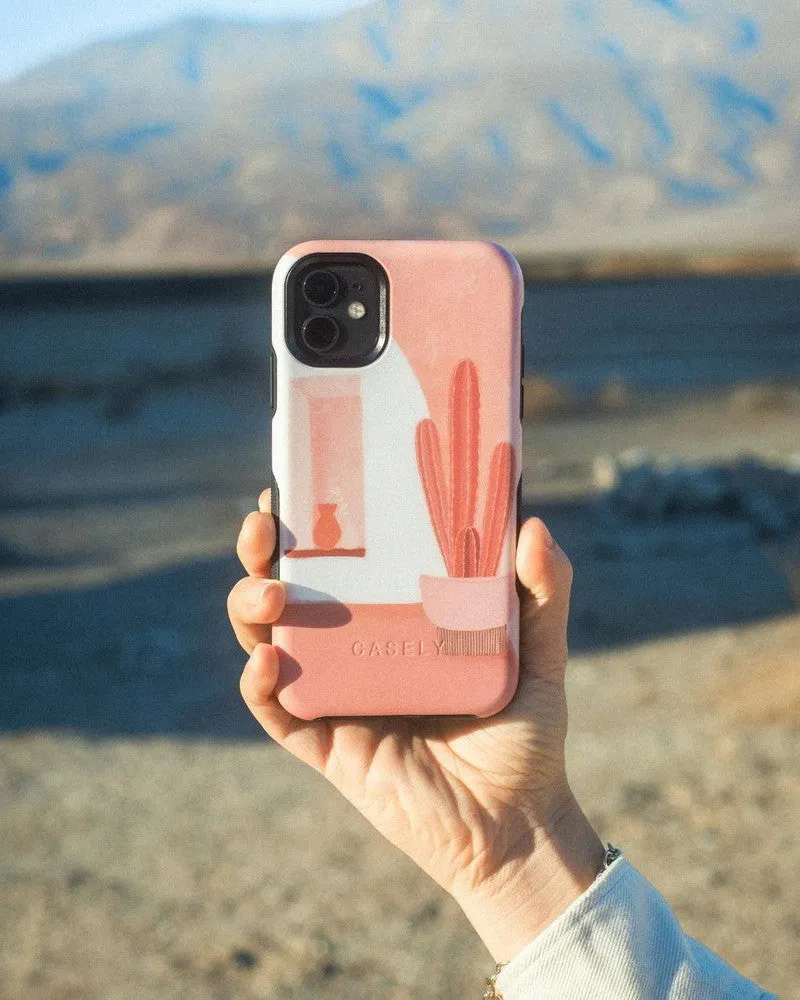 Desert Daze | Peachy Cactus Samsung Case