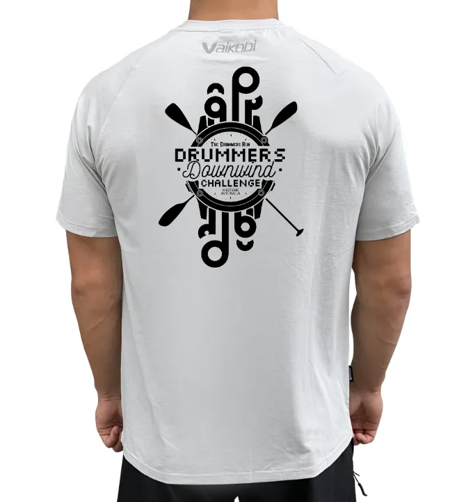 DRUMMERS - UV Performance S/S Tech Tee - Silver - CUSTOM