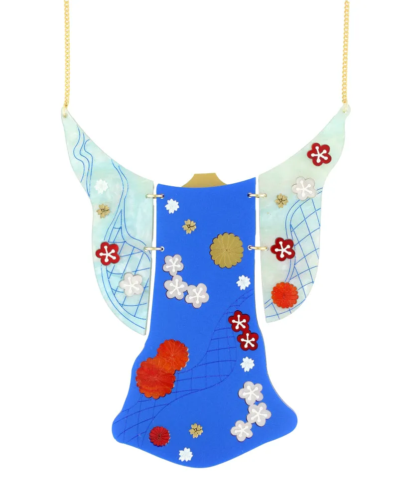 Front and Back of my Kimono Reversible Necklace