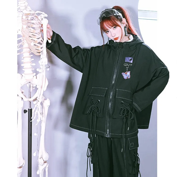 Gothic Black Oversize Coat