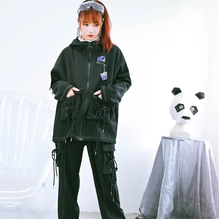 Gothic Black Oversize Coat