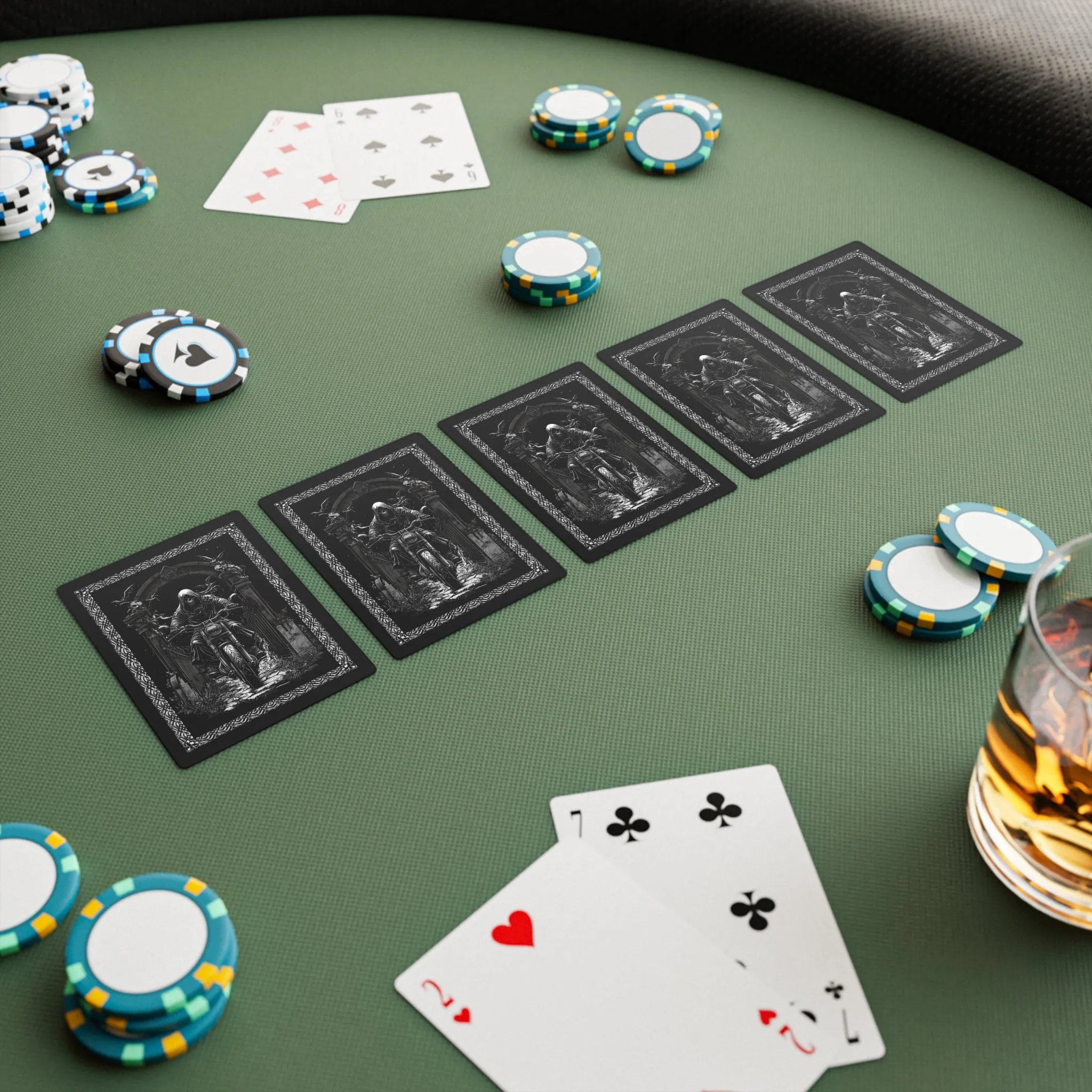 Hell's Gate Poker Cards Set - Premium Playing Deck for Game Nights