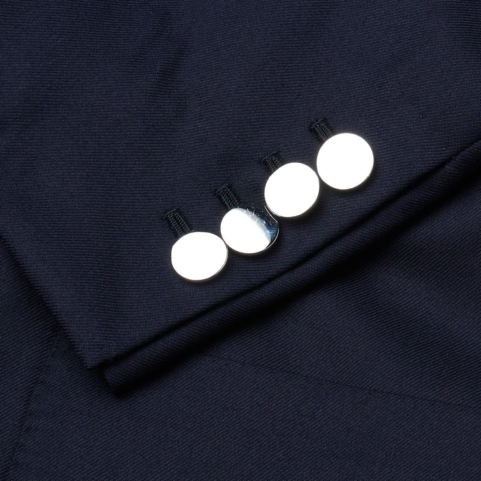HUNTSMAN Savile Row Bespoke Navy Blue Wool 1 Button Blazer Jacket NEW US 40