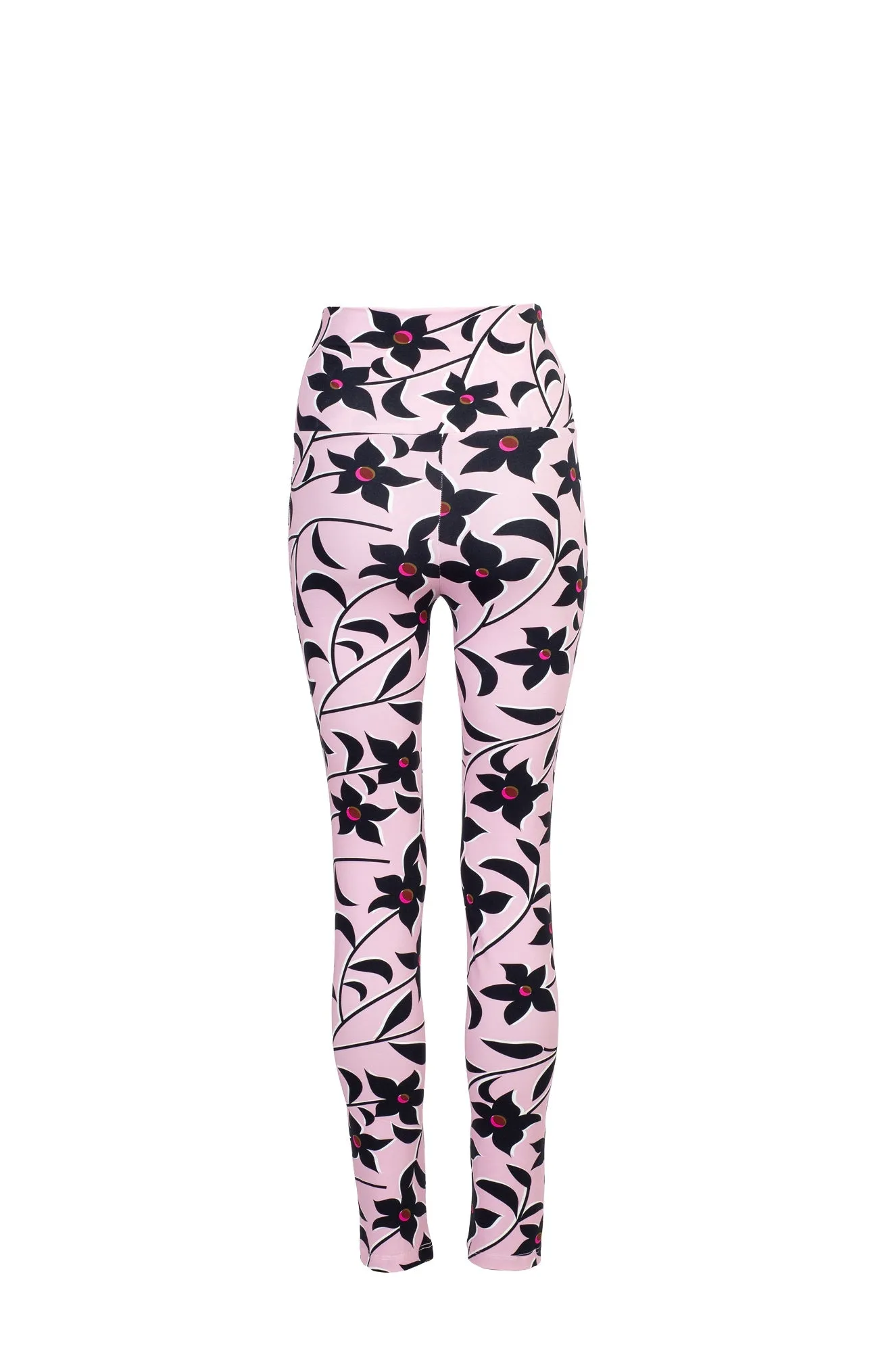 Jasna Jersey Leggings Pastel Flowers