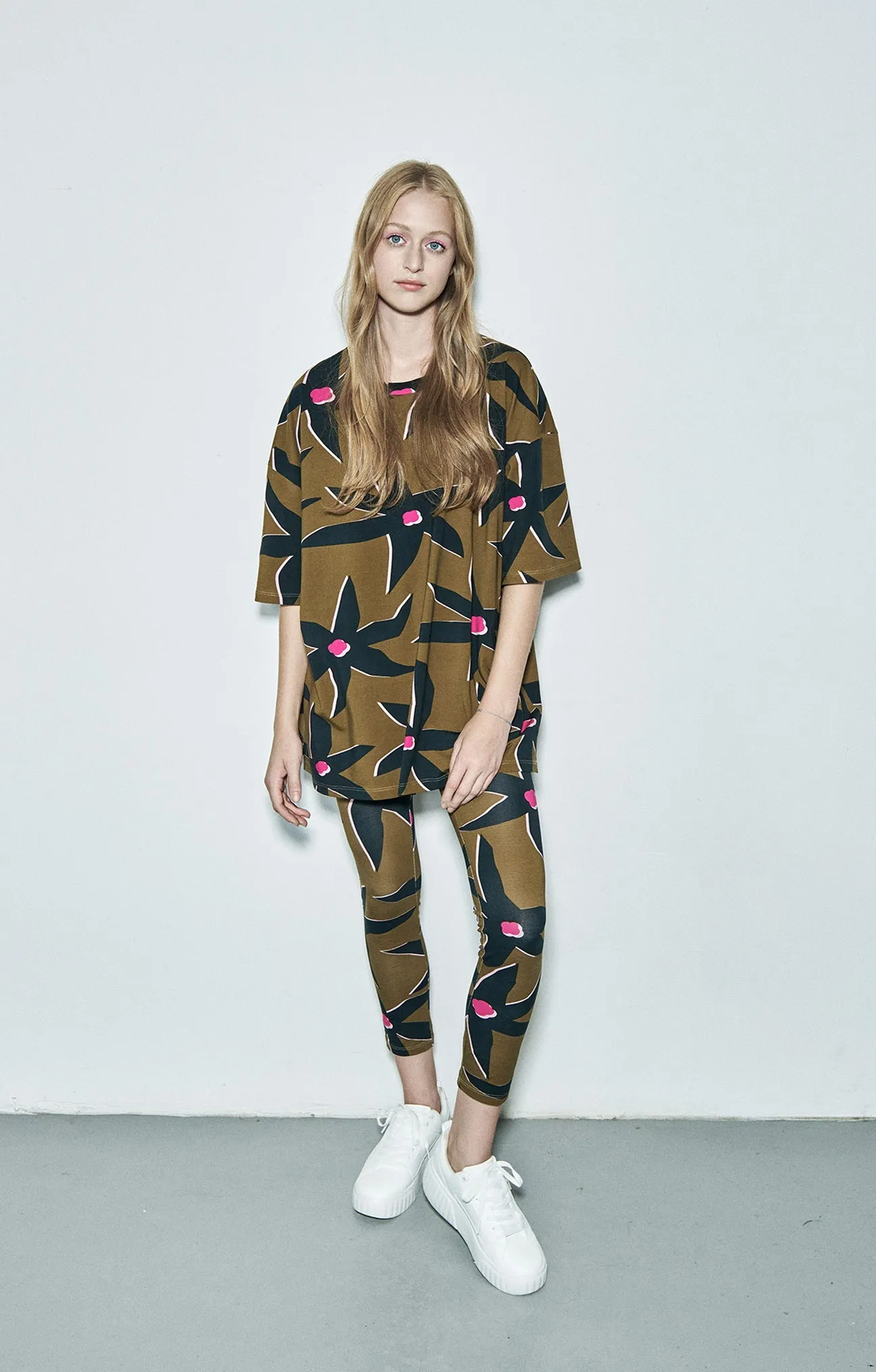 Jasna Jersey Leggings Starflower Pink