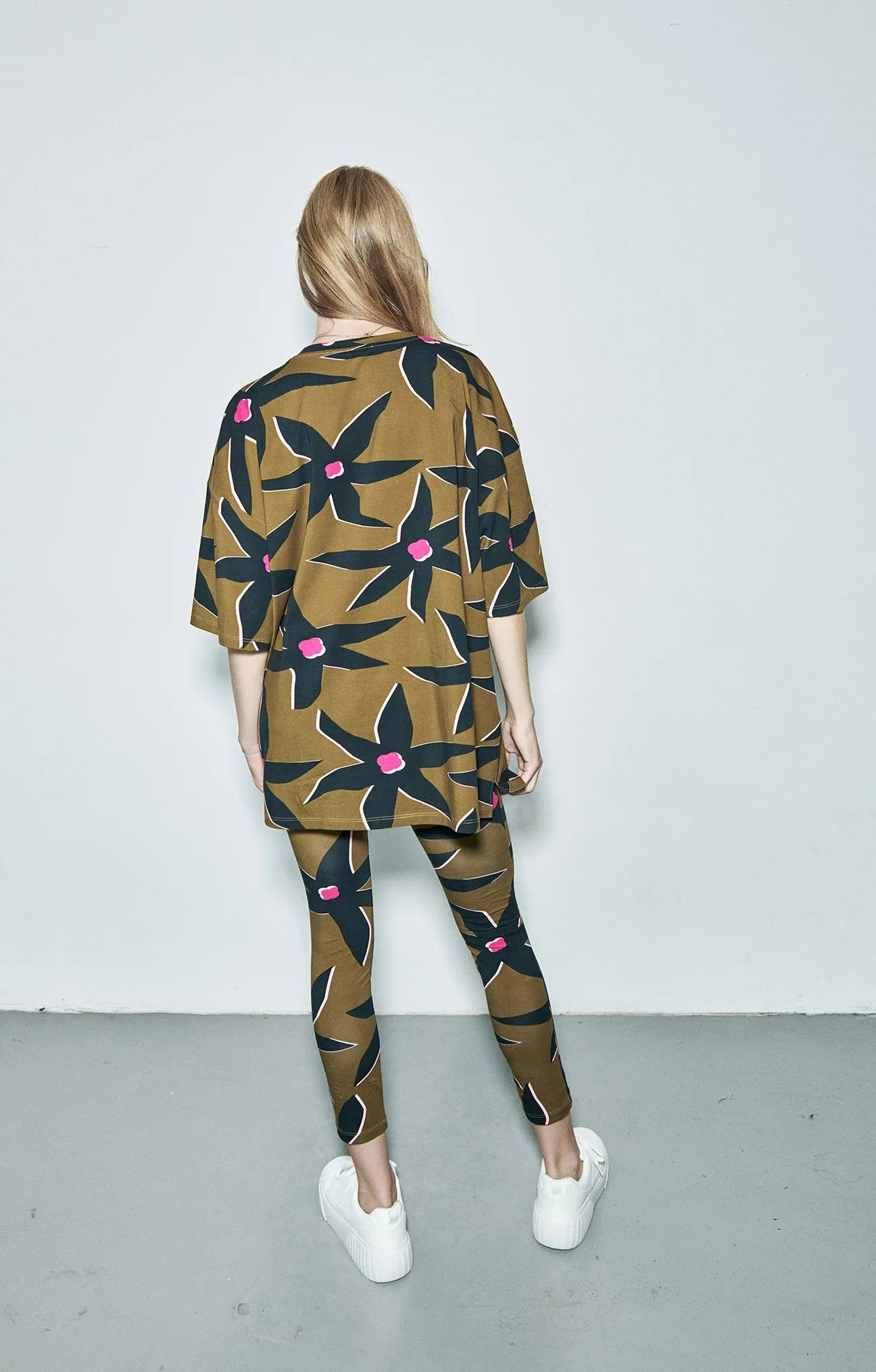 Jasna Jersey Leggings Starflower Pink