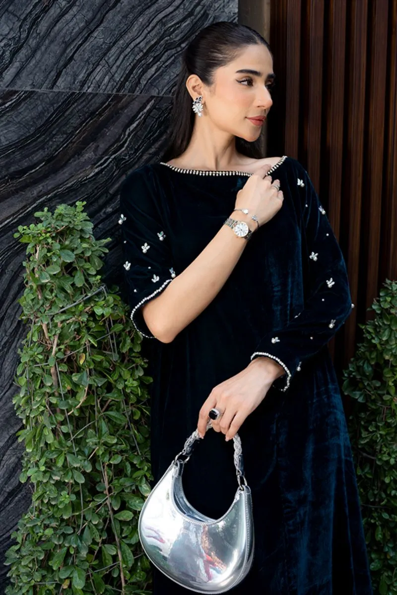 Leon - Empress - Kaftan - Velvet & Korean Silk - 2 Piece