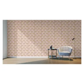 leopard blush wallpaper CAT - Wall Covering - Peel and Stick Wallmark Canvas