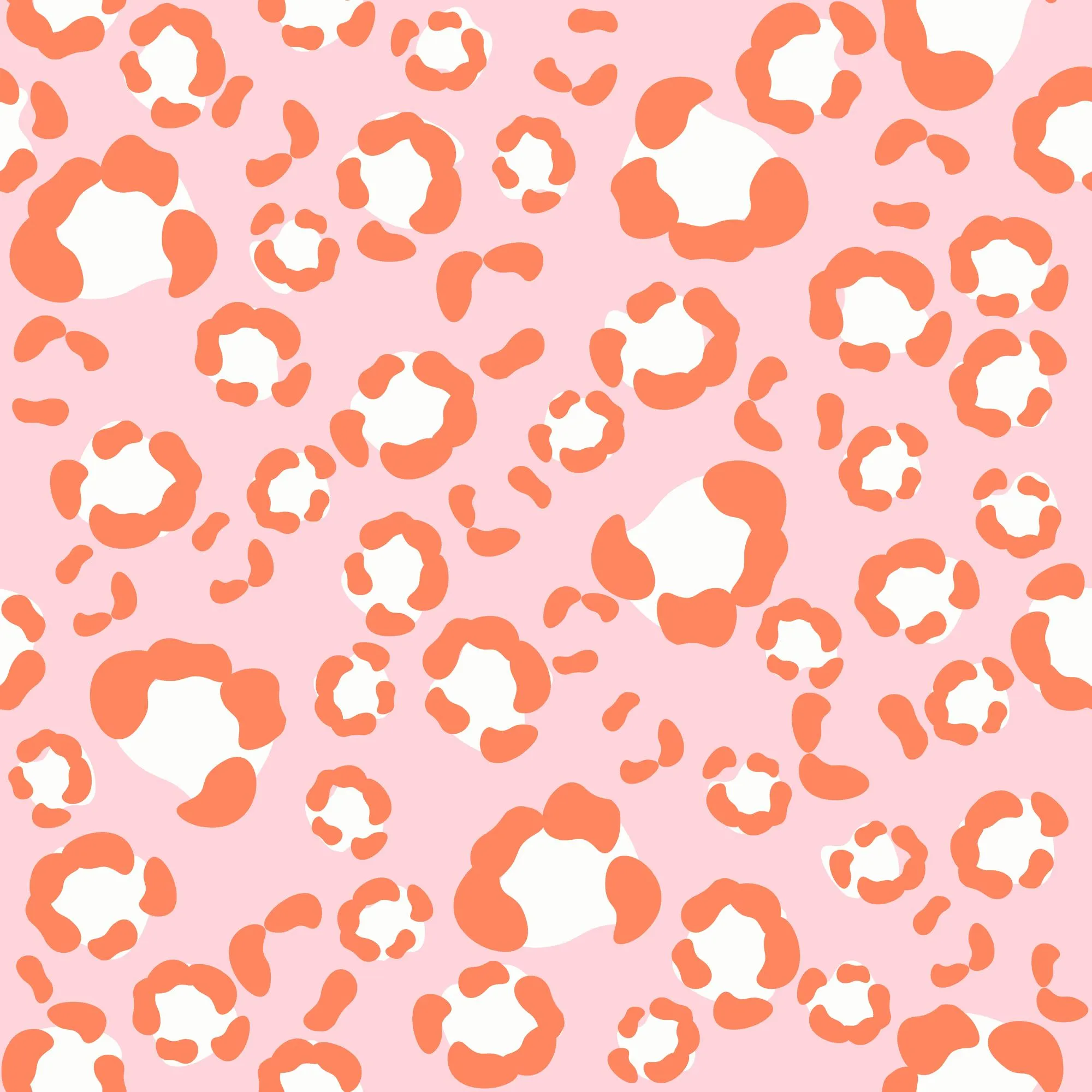 leopard spots pink CAT - Wall Covering - Peel and Stick Wallmark Canvas