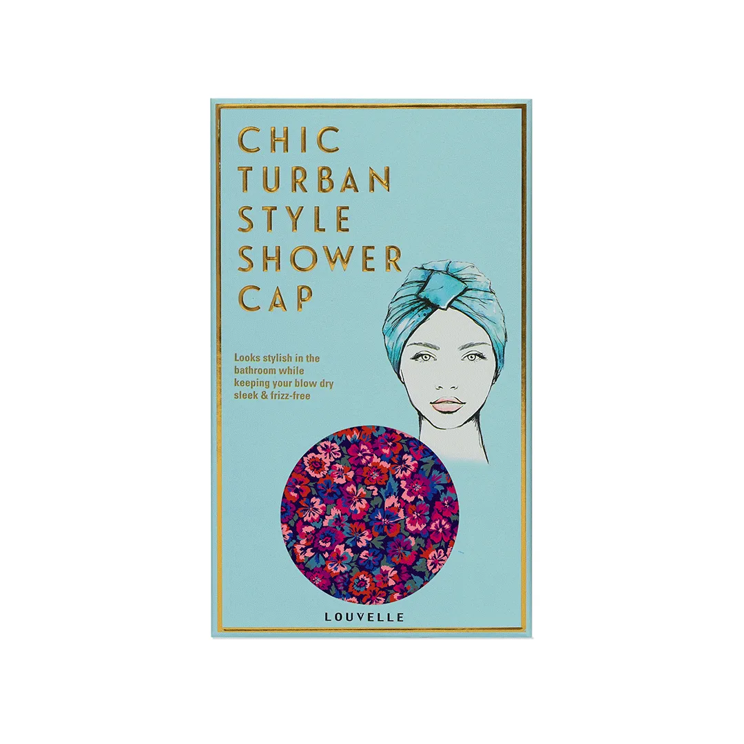 Louvelle Amelie Shower Cap In Secret Garden