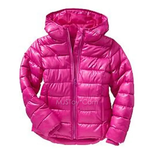 NWT Old Navy Girl Frost Free Warm Winter Puffer Jacket Cozy Water Resistant Coat