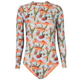 Oceano Women Long Sleeve Bodysuit Rash Guard