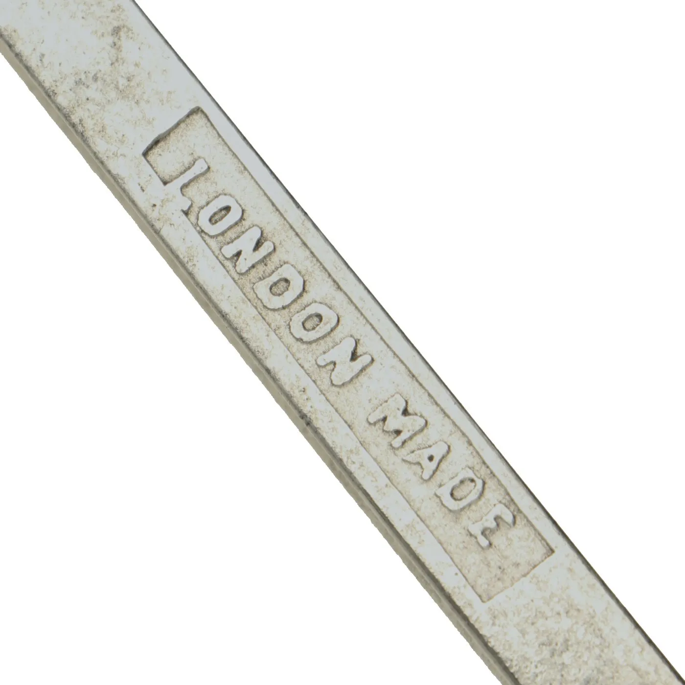 Original British WWII Royal Navy Officers Sword by Gieves Ltd. with Etched Blade & Damaged Scabbard
