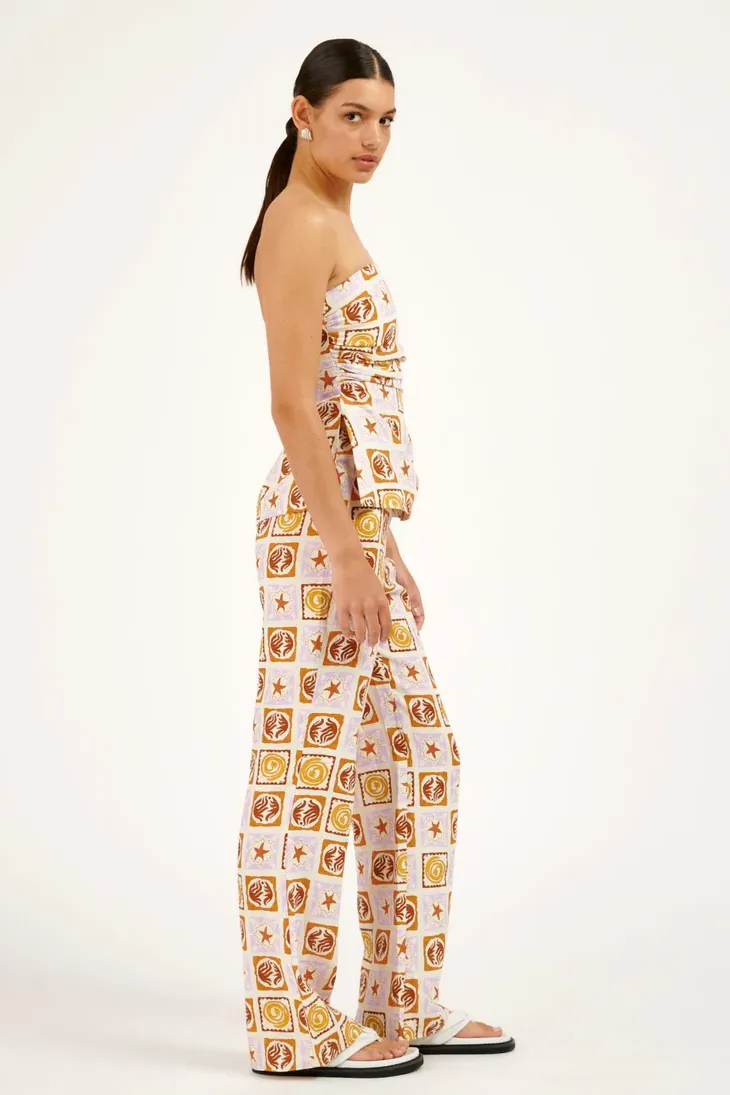 Palm Pant - Violetta Tiles