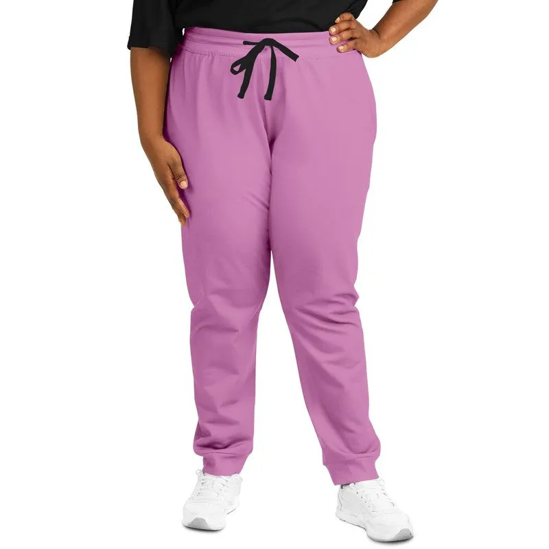 Pastel Magenta Purple Joggers | Unisex | with PLUS sizes | Bright Pastel Magenta Purple | C15M60Y0K0