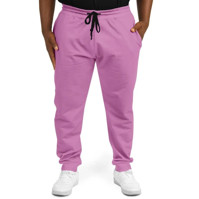 Pastel Magenta Purple Joggers | Unisex | with PLUS sizes | Bright Pastel Magenta Purple | C15M60Y0K0