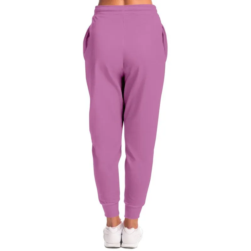 Pastel Magenta Purple Joggers | Unisex | with PLUS sizes | Bright Pastel Magenta Purple | C15M60Y0K0